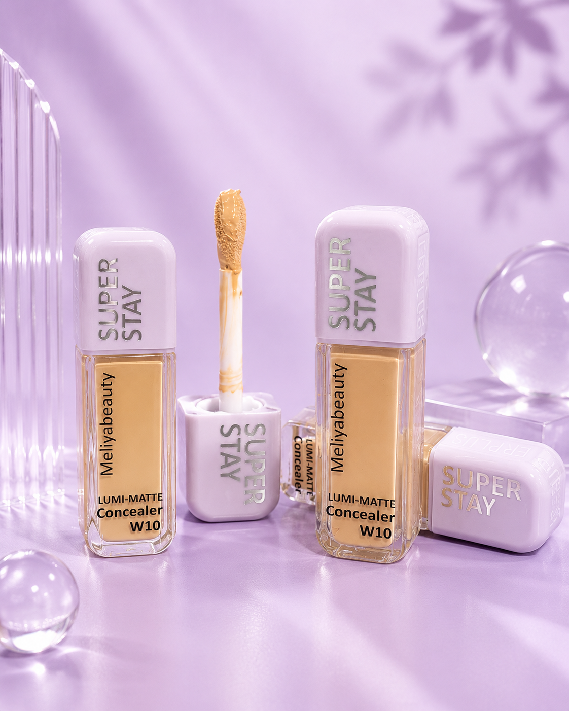 Corrector liquido súper stay morado