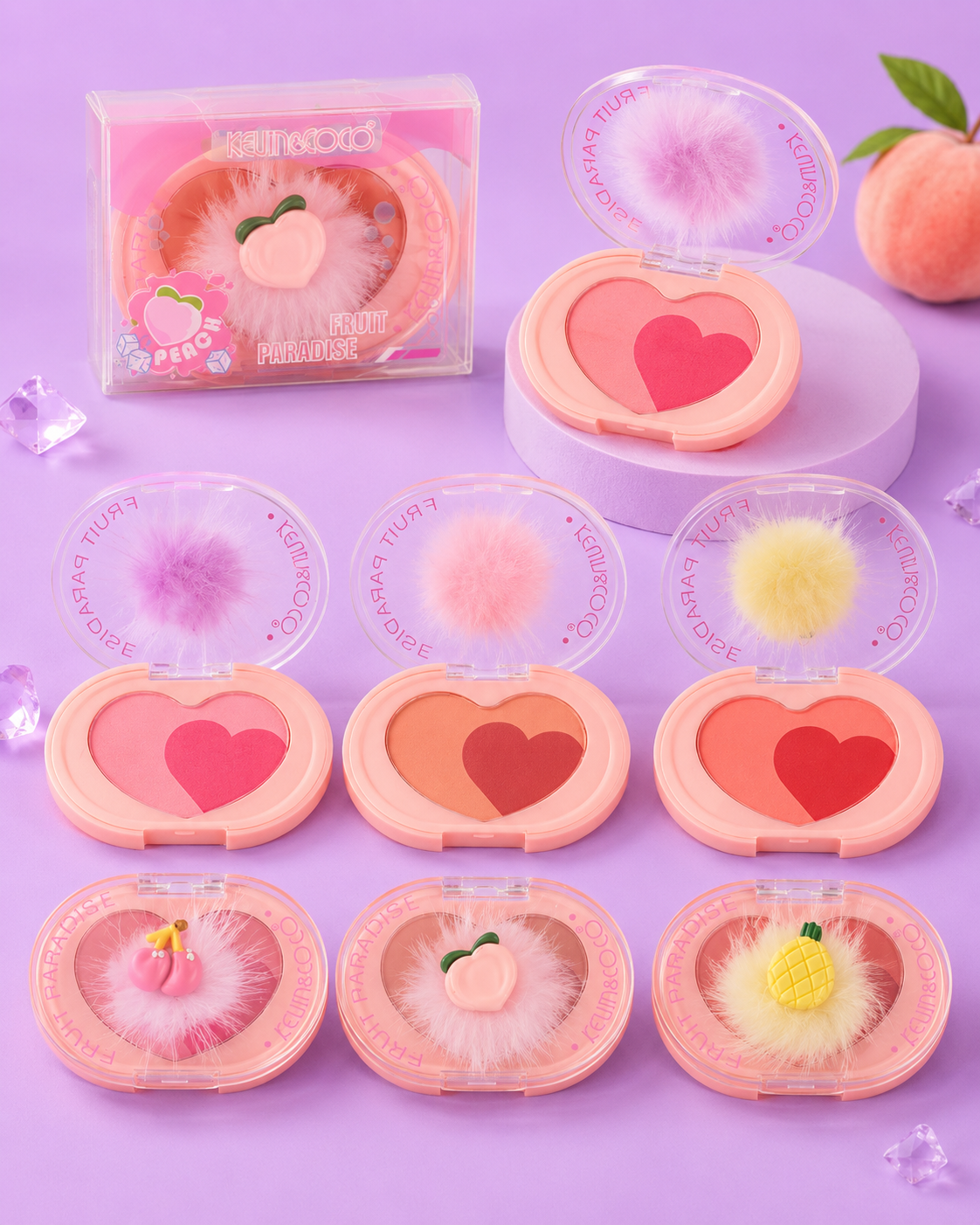 Blush compacto Kevin&coco