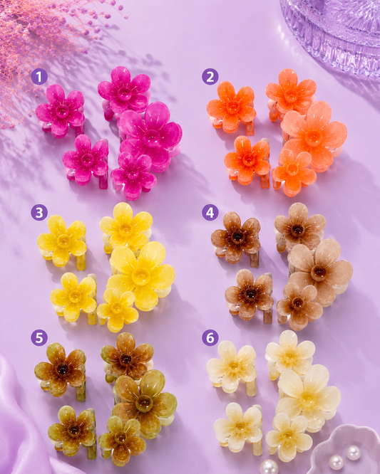 Set 3 en 1 flor redonda