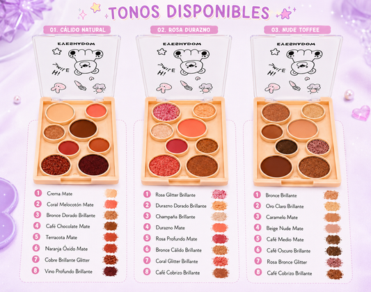 Paleta de sombras osito