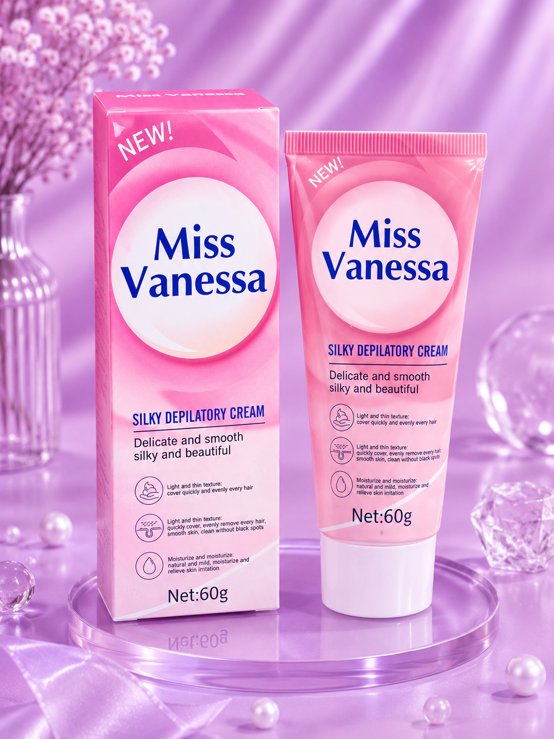 Crema depiladora miss vanessa
