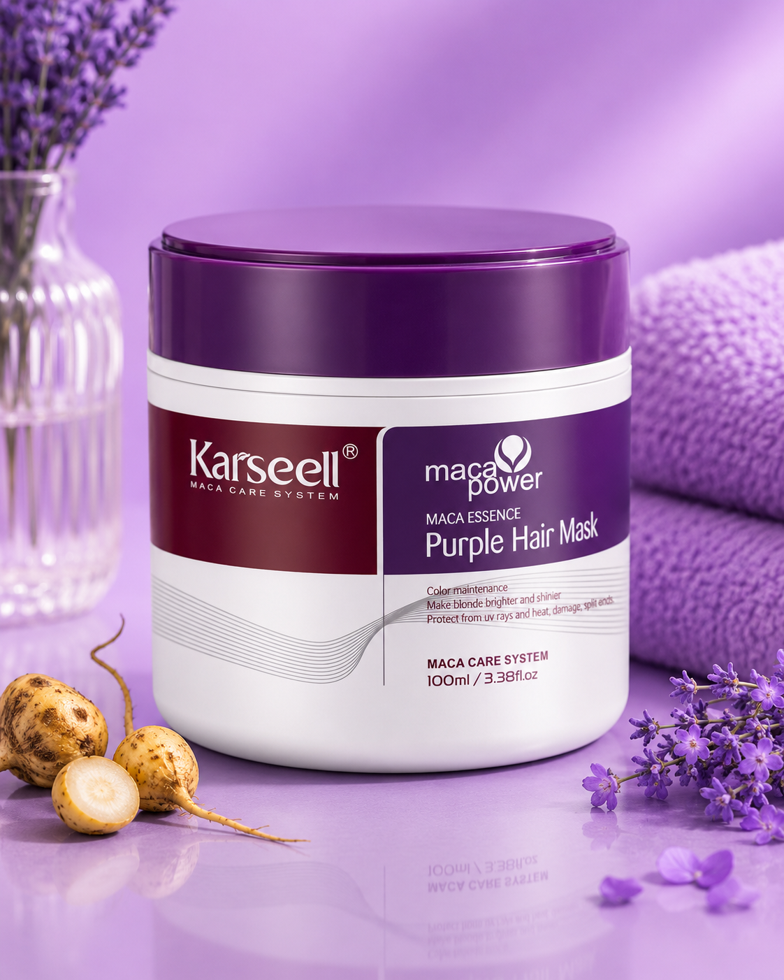 Mascarilla capilar karsell morada