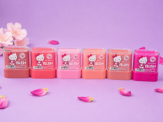 Blush en barra hello kitty cuadrado