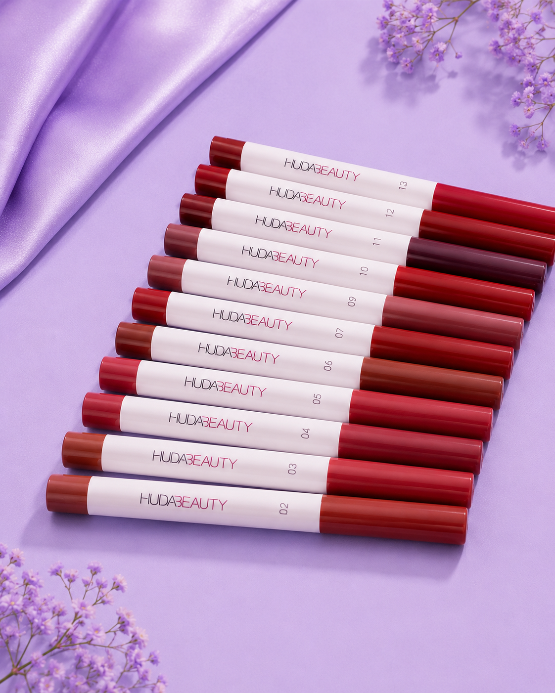 Delineador retráctil hudabeauty de labios