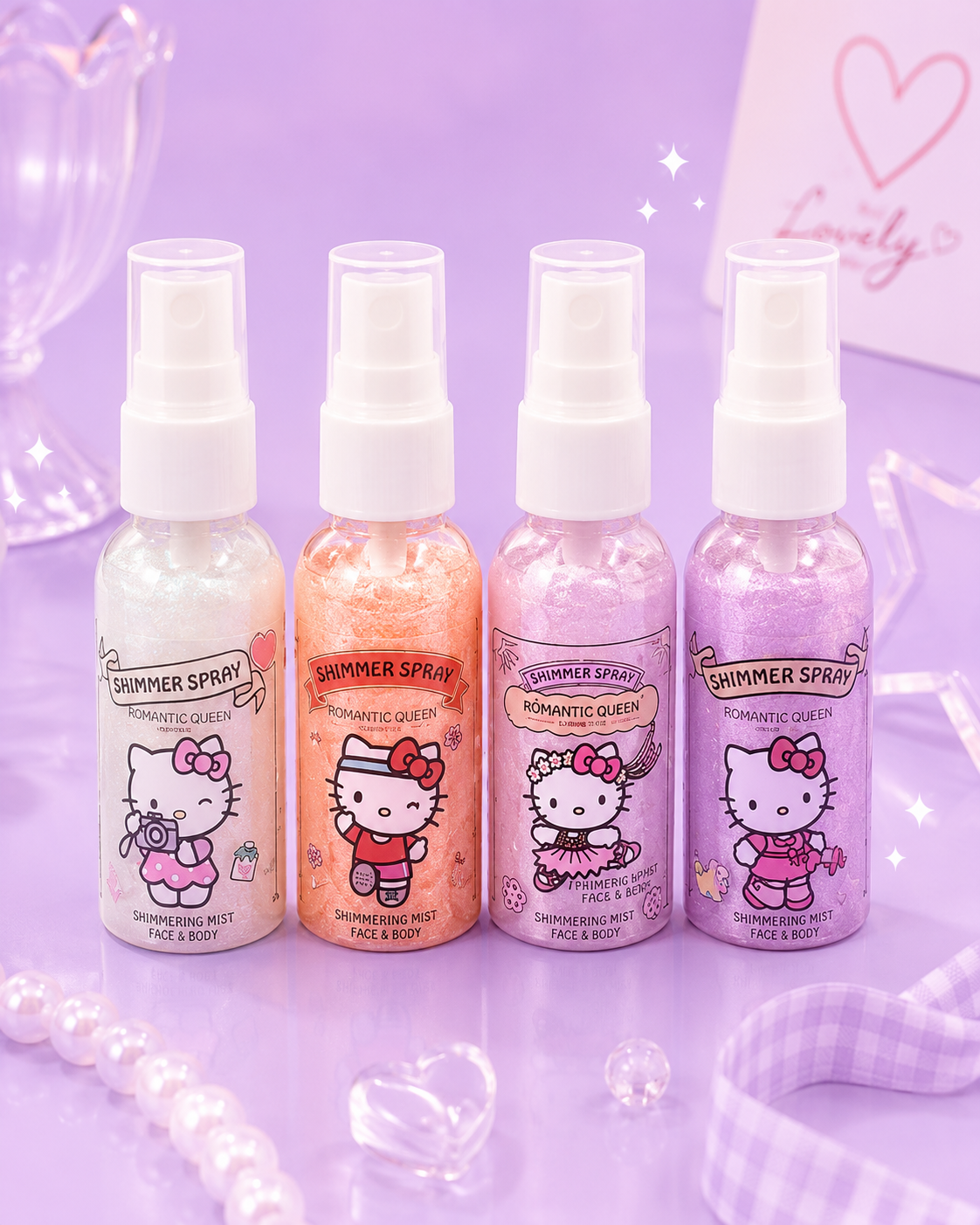 Iluminador en spray hello kitty