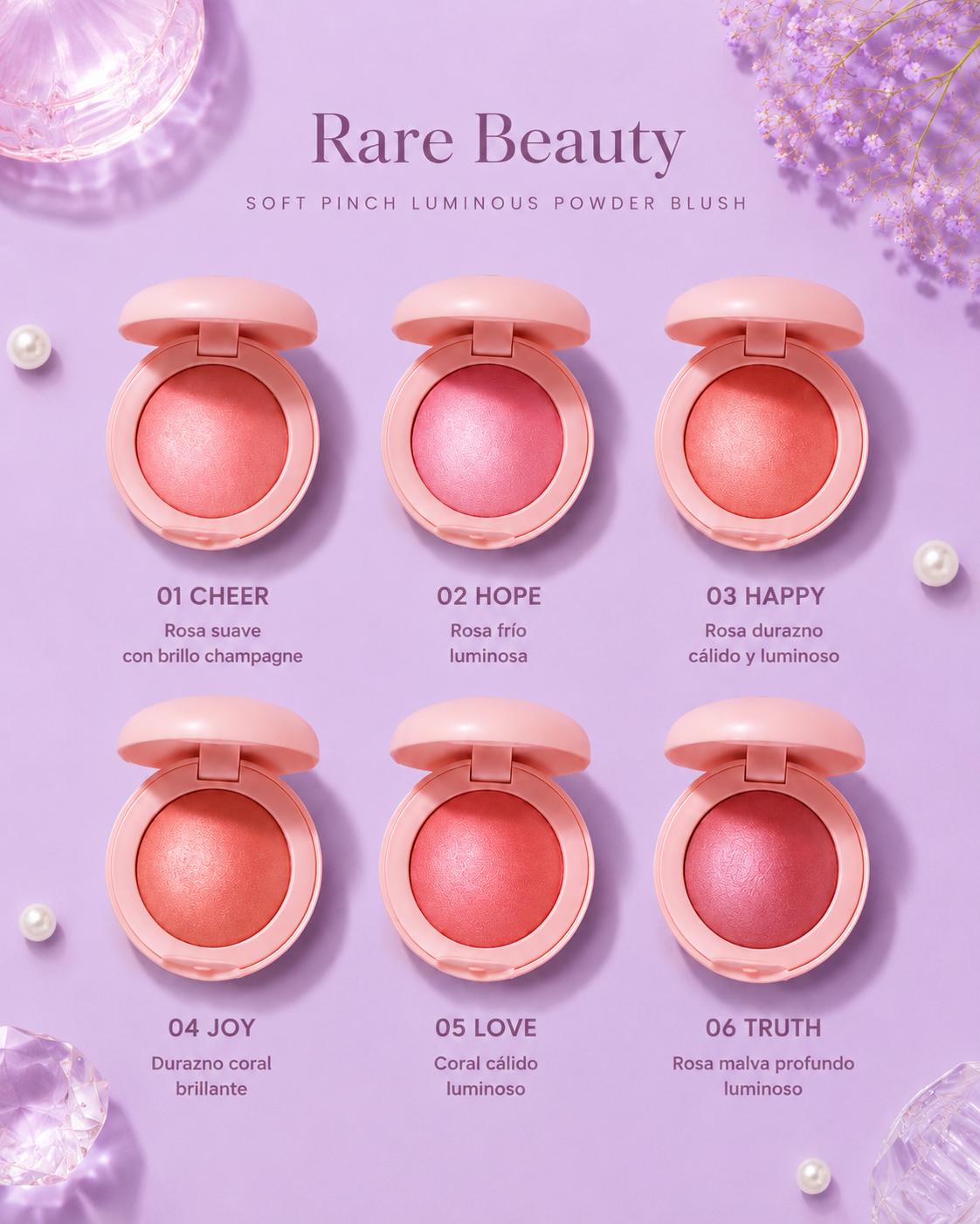 Blush con iluminador rare Beauty