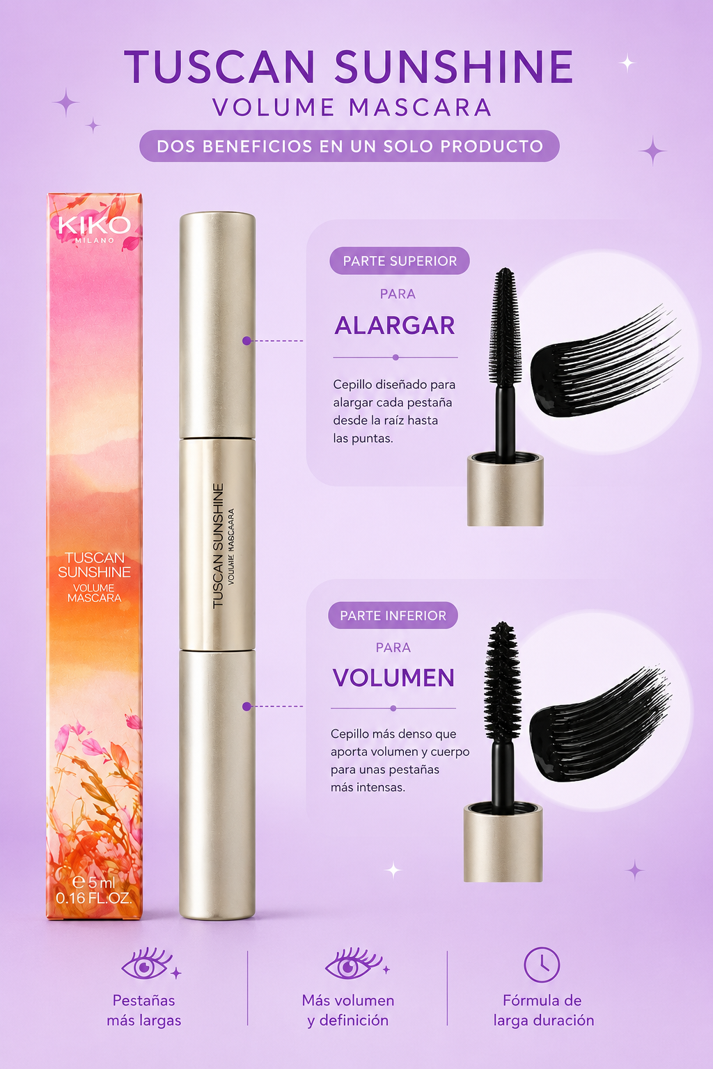 KIKO Milano Tuscan Sunshine Volume Mascara 2 en 1