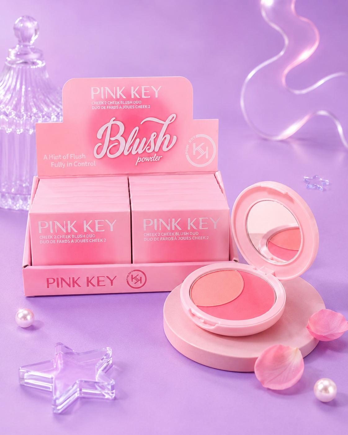Blush en polvo pink key