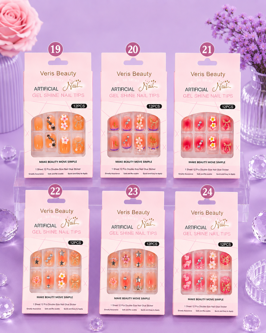 Uñas press on beauty nails