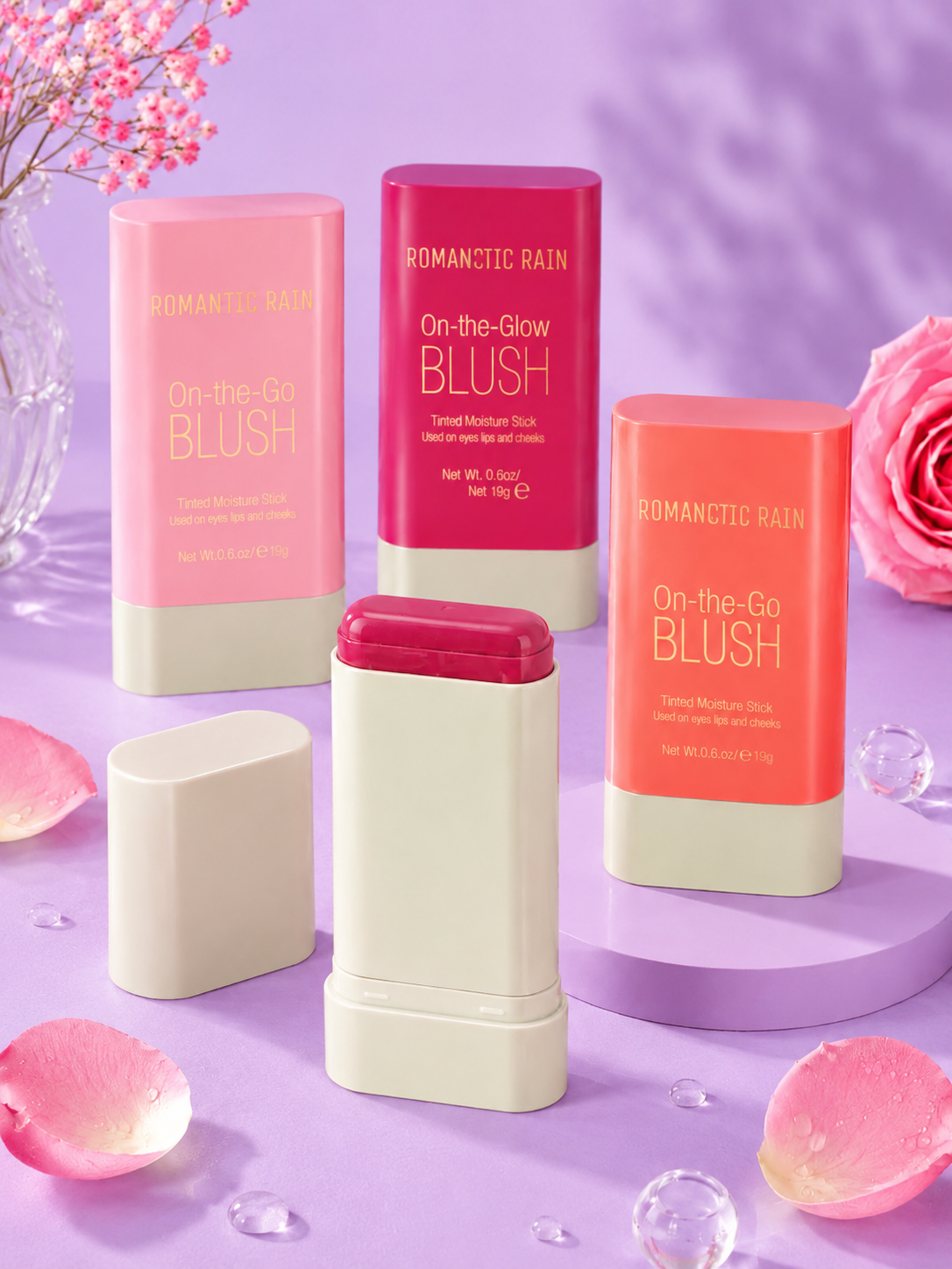 Blush en barra romantic rain