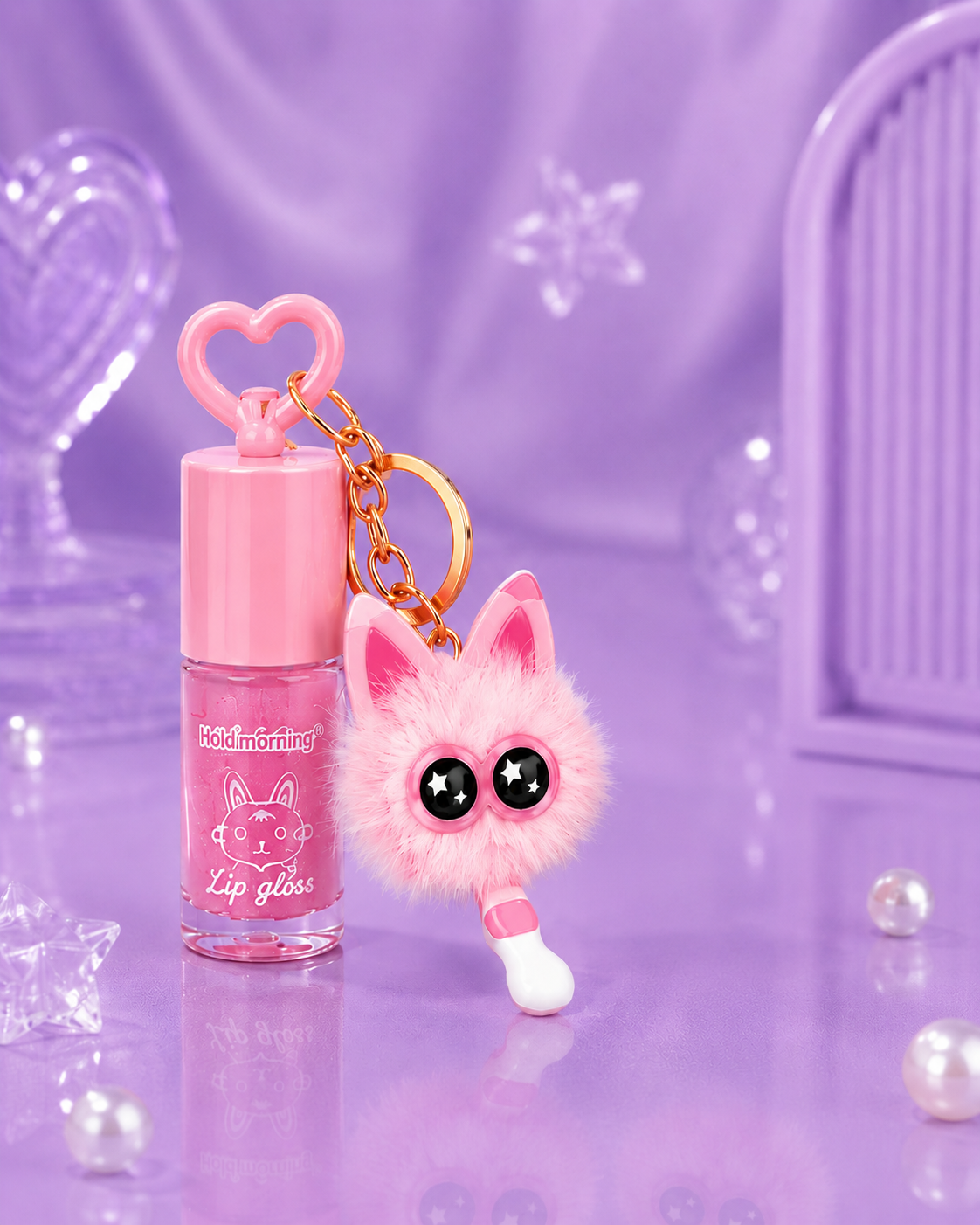 Lip gloss botita de gato