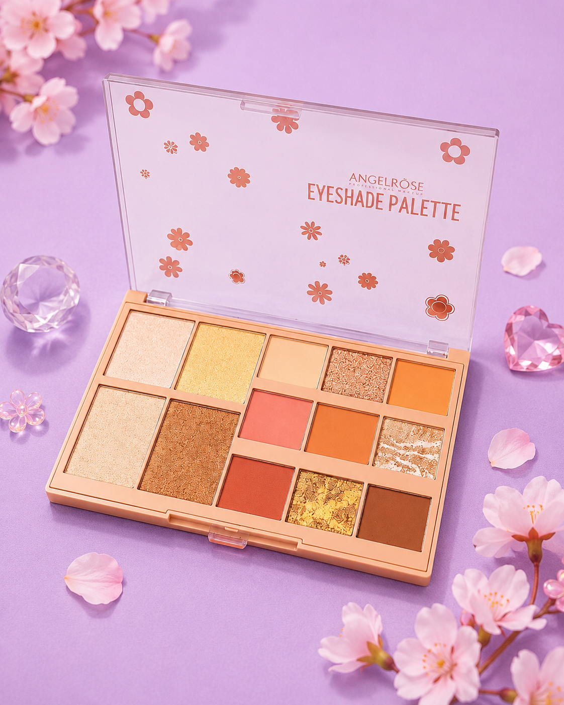 Paleta de sombras angel rose