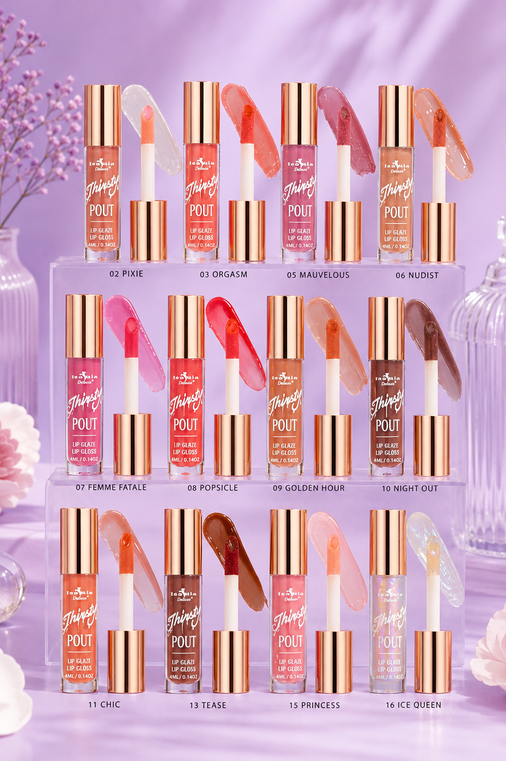Lip gloss thirsty Italia Delux