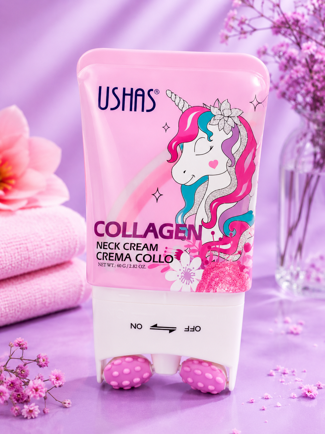 Crema para rostro y cuello con colageno
