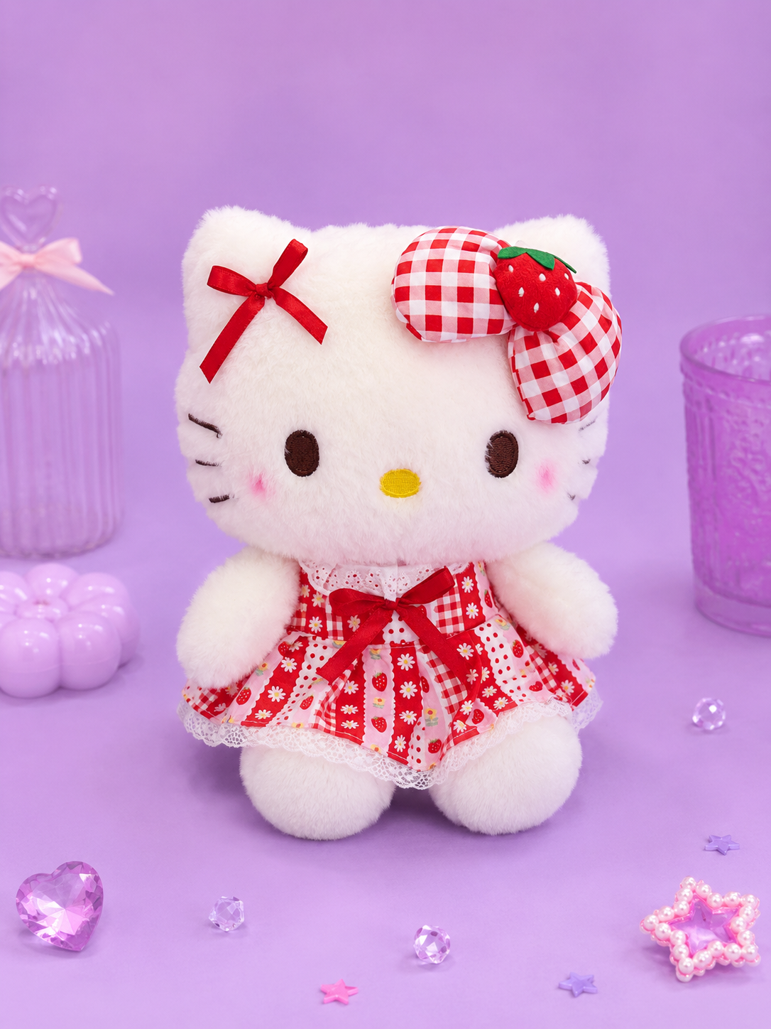 Peluche hello kitty fresita 35cm