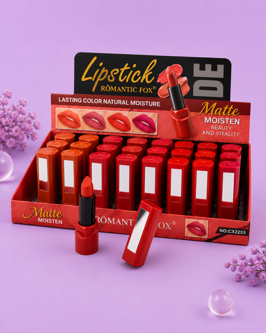 Labial mate con espejito