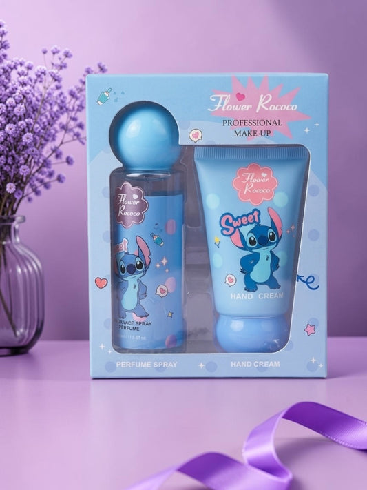 Set de splash y crema de Stitch