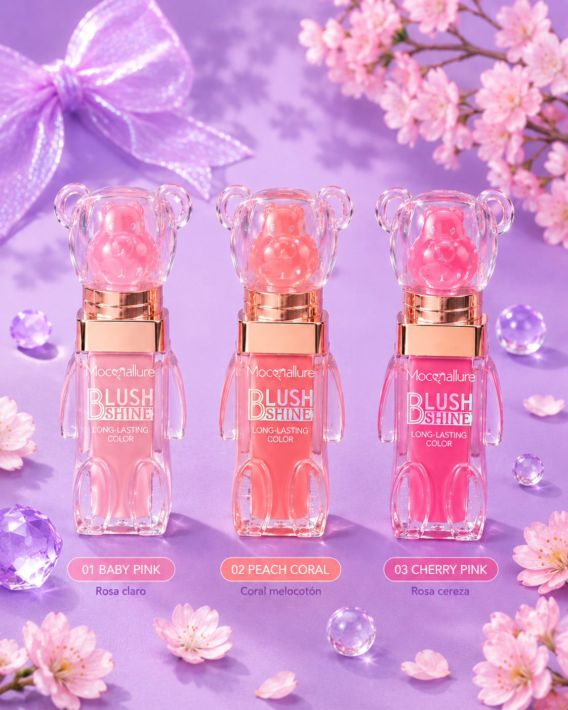Blush en polvo osito