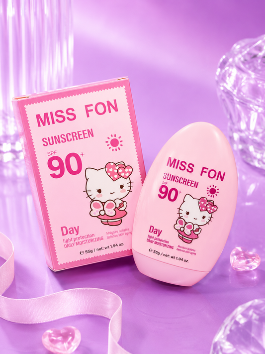 Bloqueador solar hello kitty