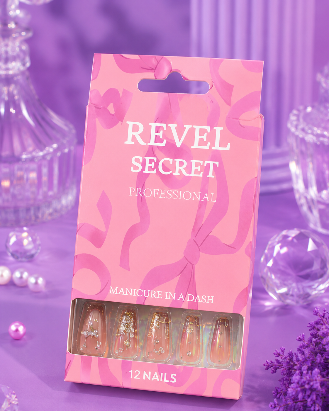 Uñas press on revel secret