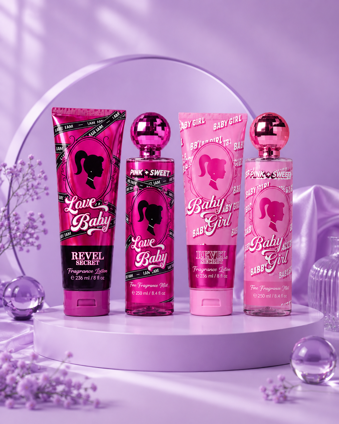 Dúo splash y crema Barbie