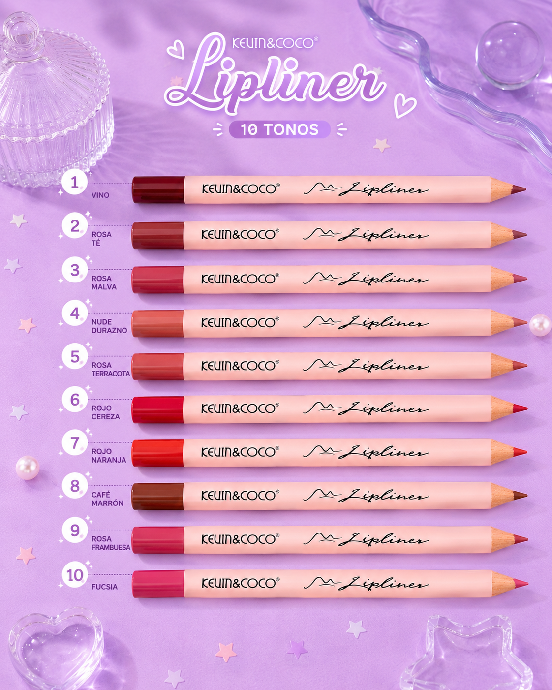 Delineador kevin&coco de labios
