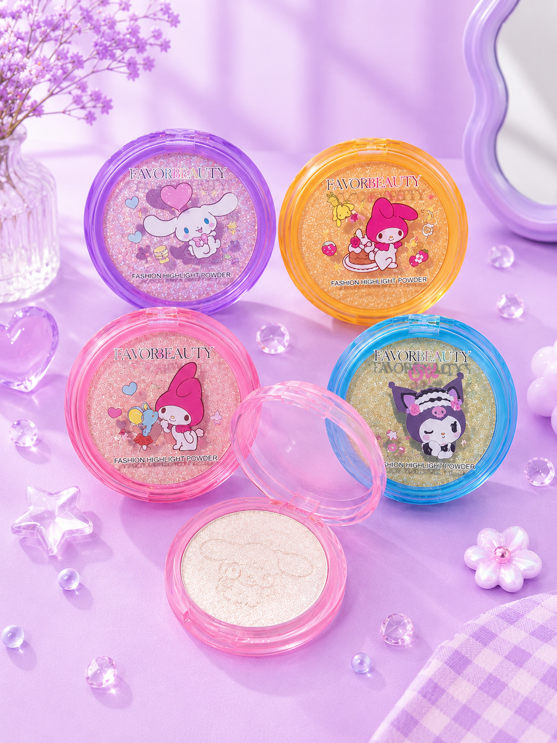Iluminador compacto Sanrio