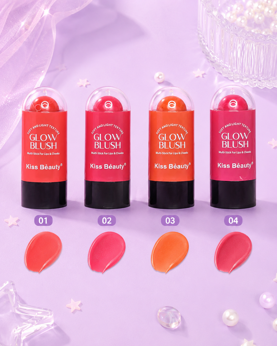 Blush en barra glow