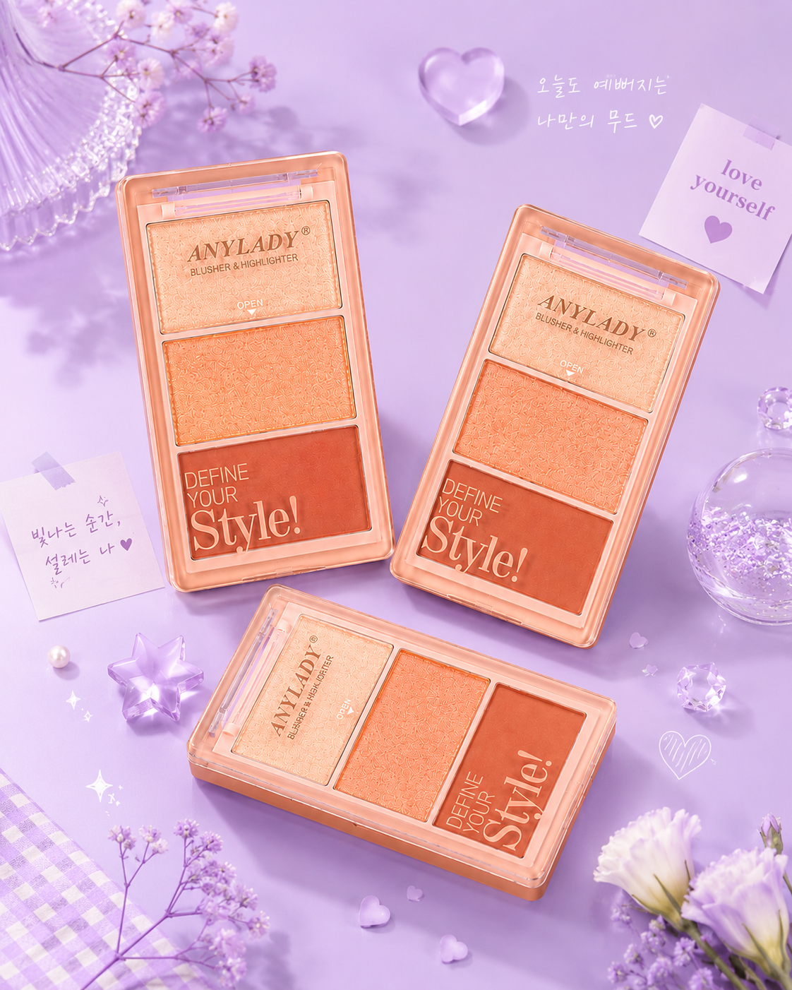 Blush 3 en 1 anylady
