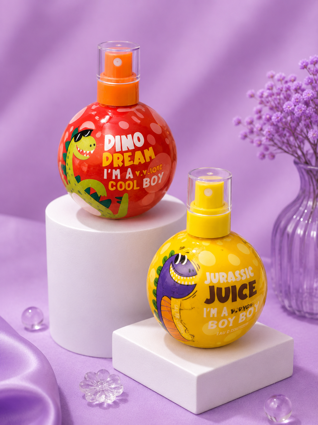 Perfume de vidrio animalitos