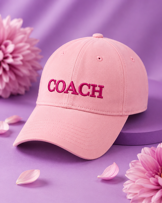 Gorra coach rosada