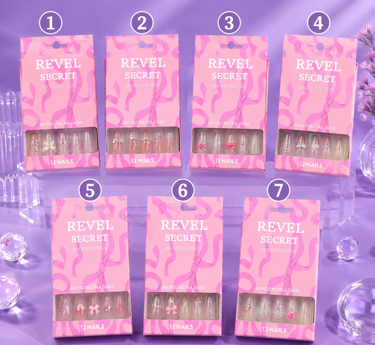 Uñas press on revel secret