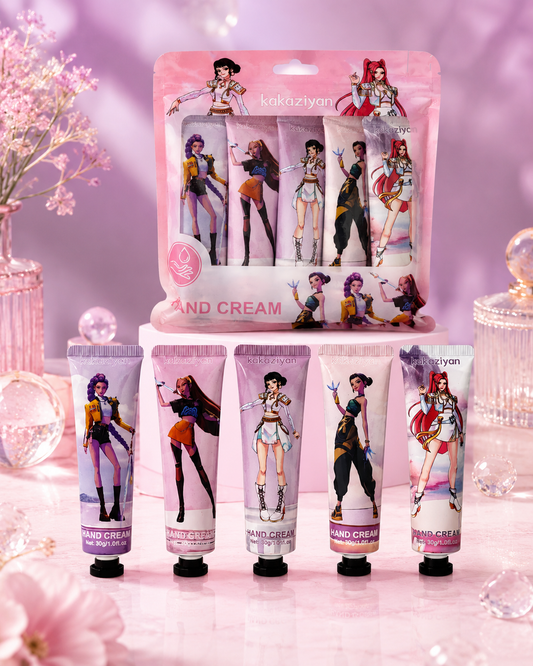 Set de crema guerreras kpop