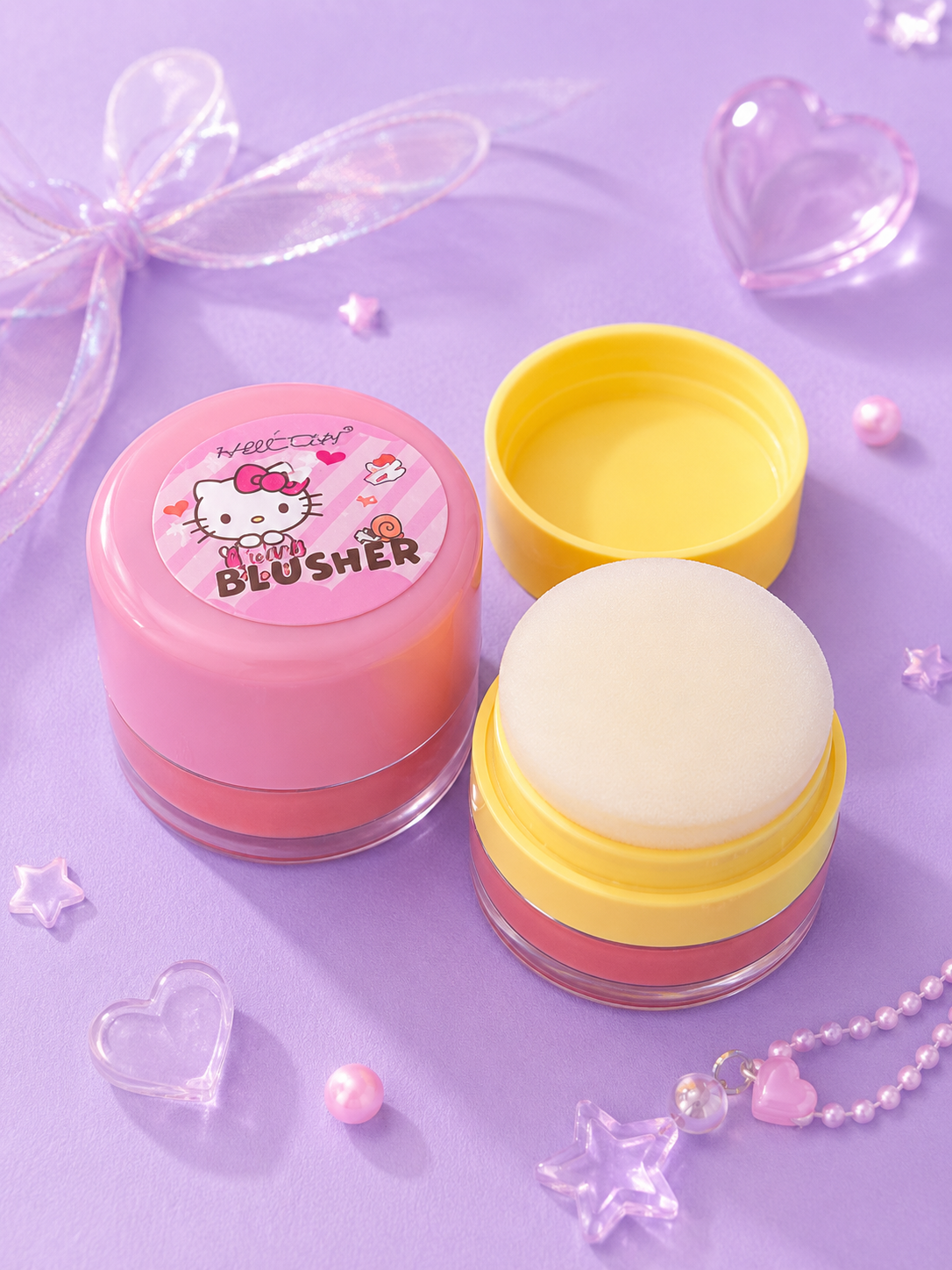 Blush suelto hello kitty con aplicador
