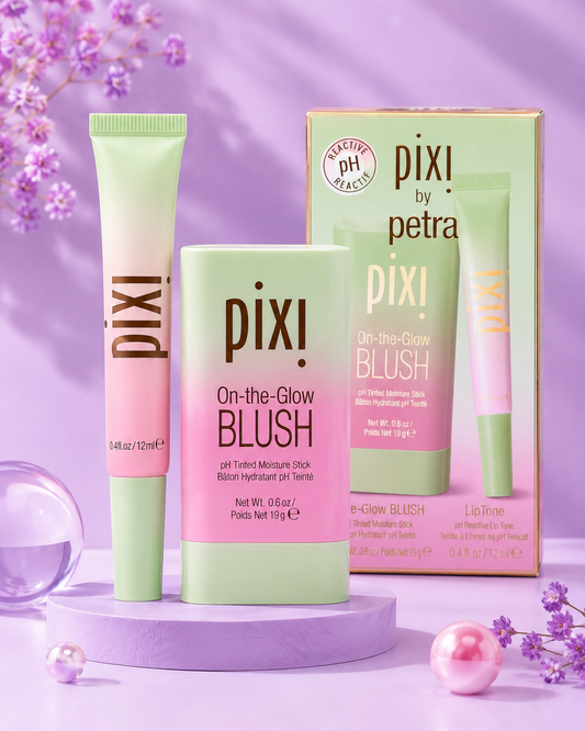 Set pixi blush en barra + gloss