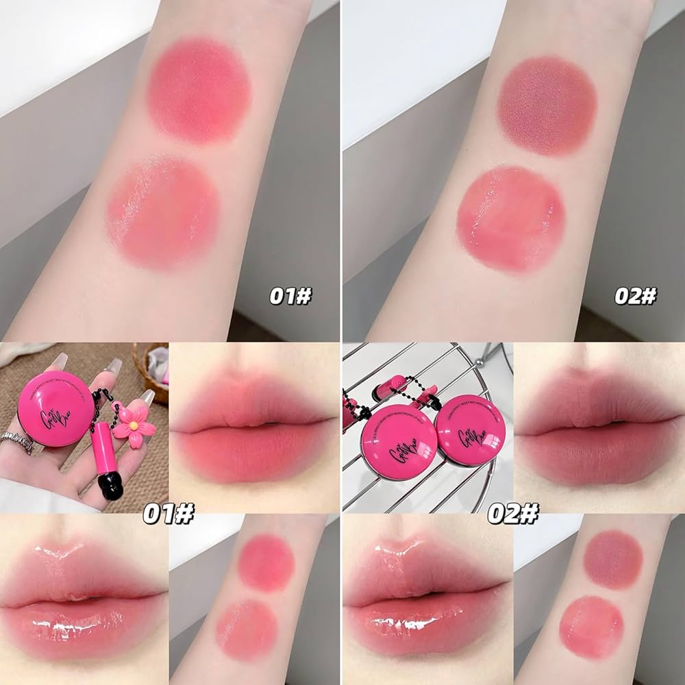 Labial dúo gege bear con llavero y aplicador