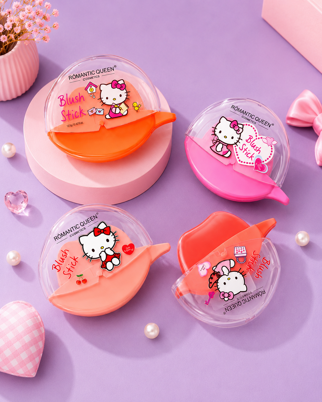 Blush en barra kitty
