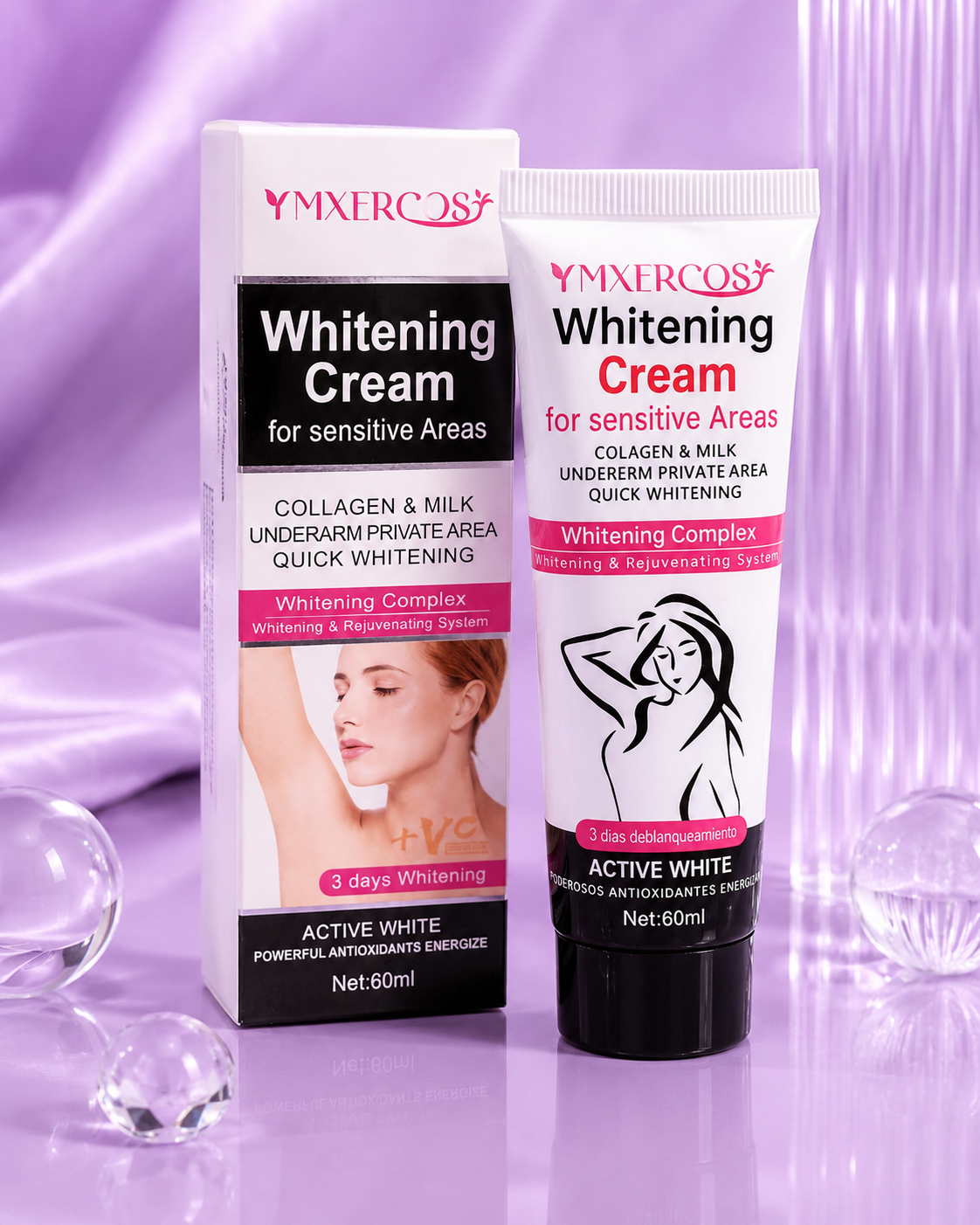 Crema aclaradora para zonas sensibles
