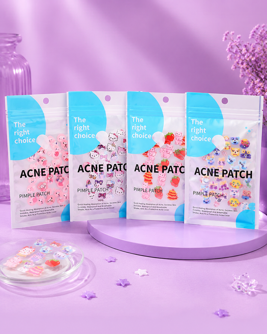 Parche de acné con formas