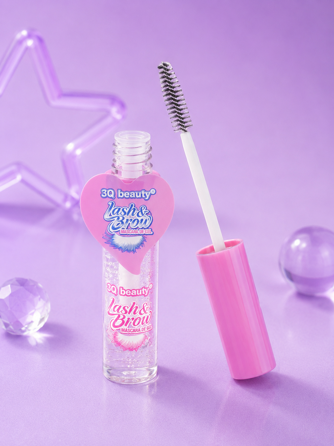 Gel de pestañas y cejas con espejo