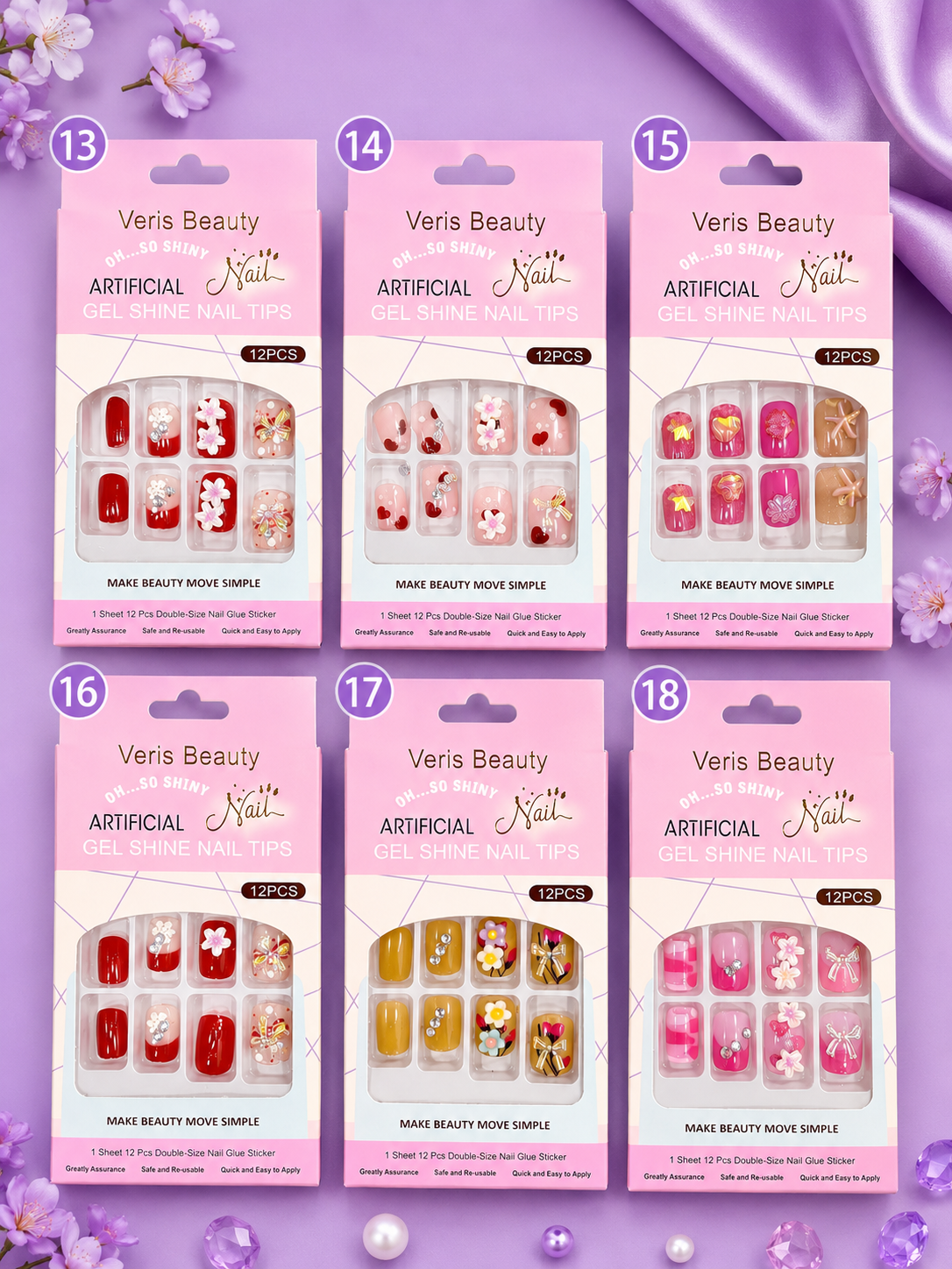 Uñas press on beauty nails