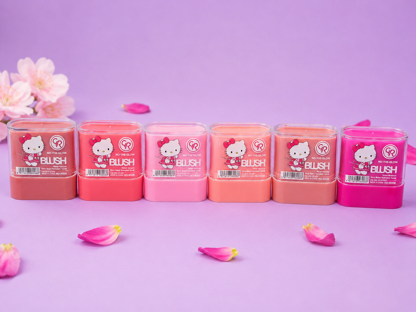Blush en barra hello kitty cuadrado