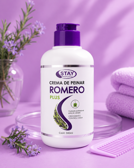 Crema de peinar a base de romero