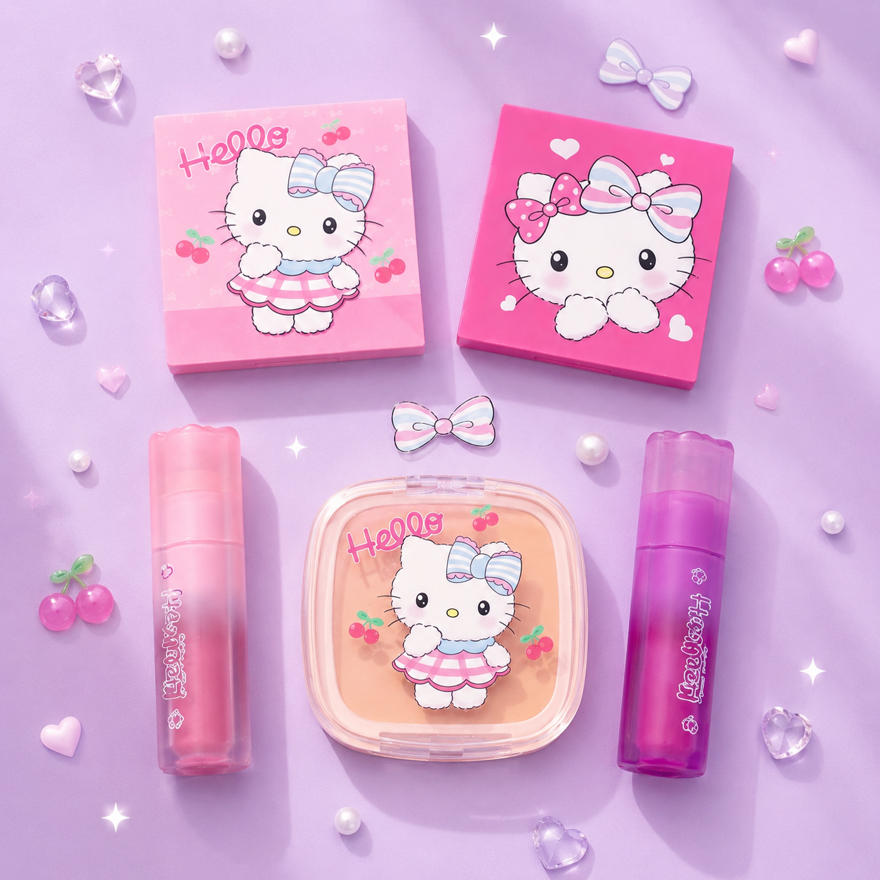 Set de maquillaje de hello kitty