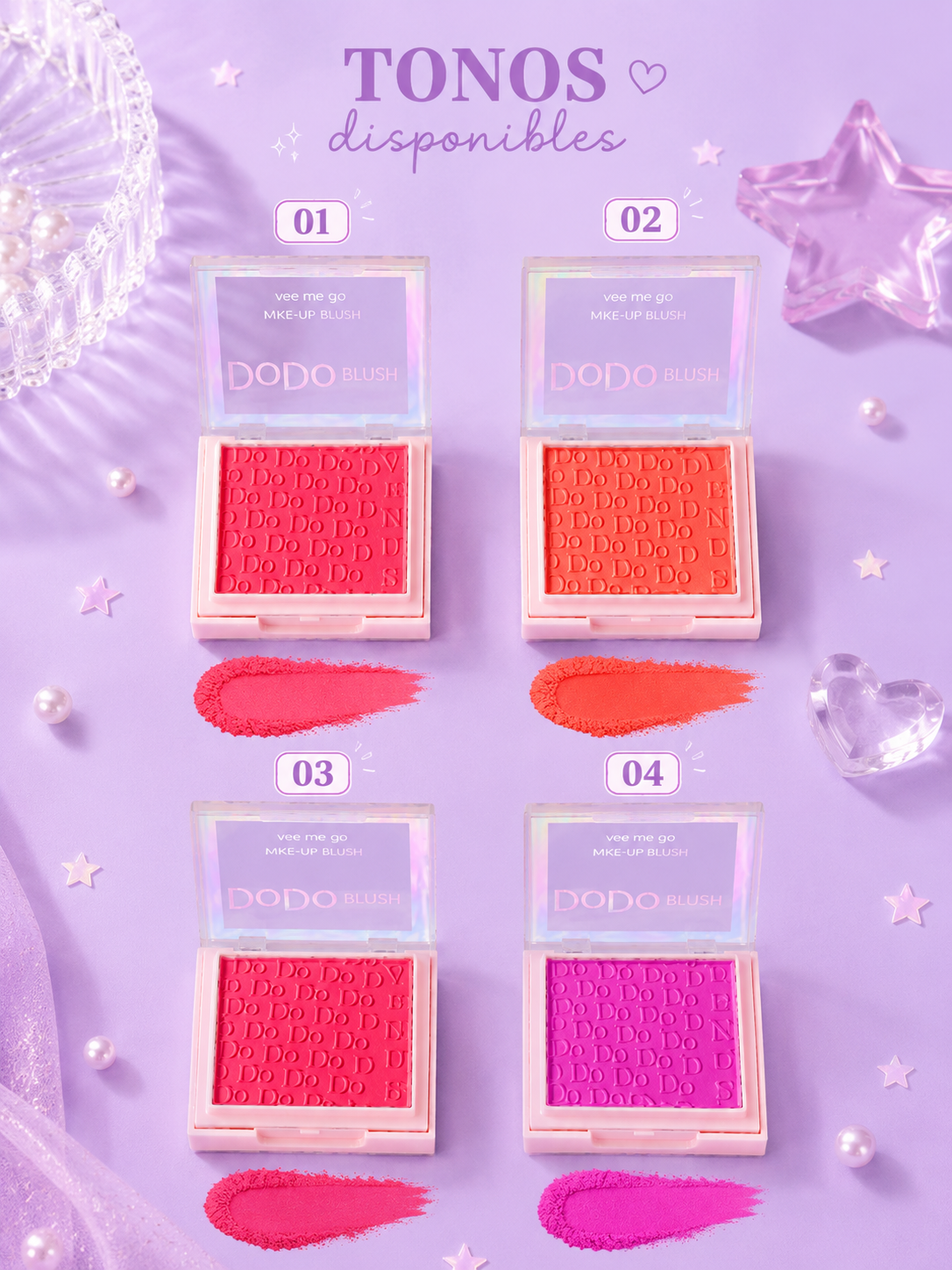Blush compacto estilo Dior