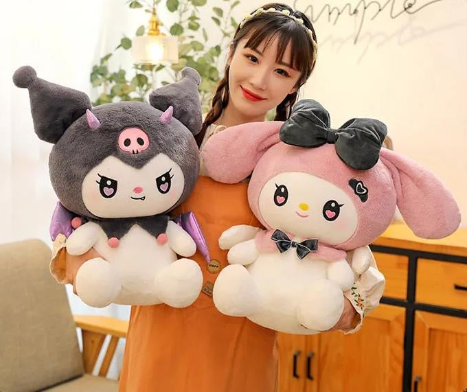 Peluche Sanrio con cobija 50cm