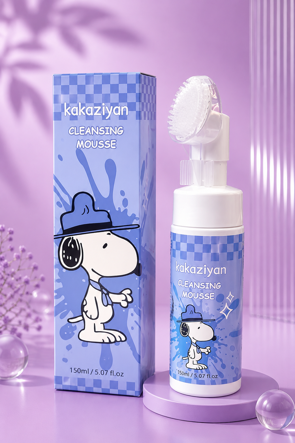Jabón de espuma snoopy