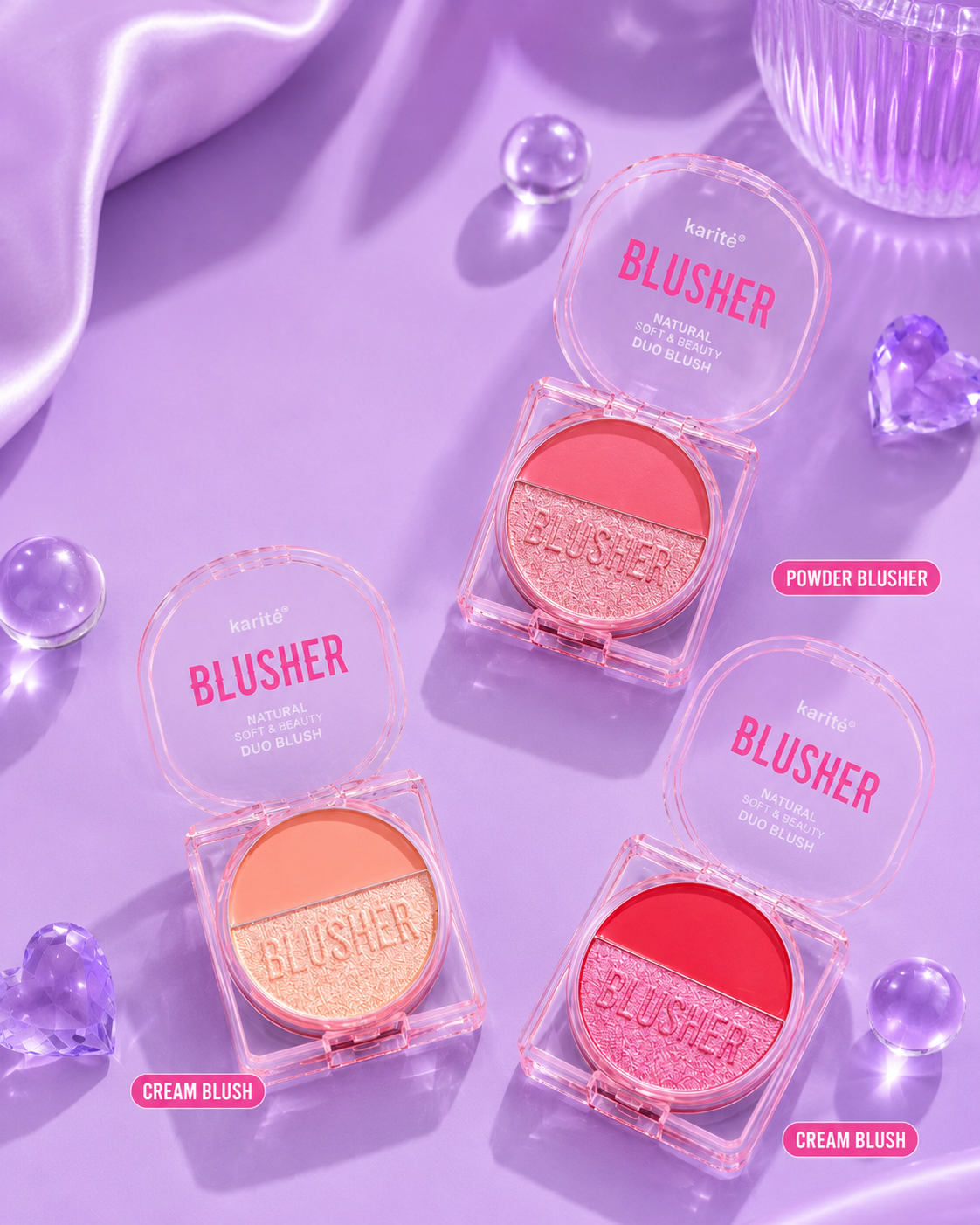 Blush con iluminador dúo