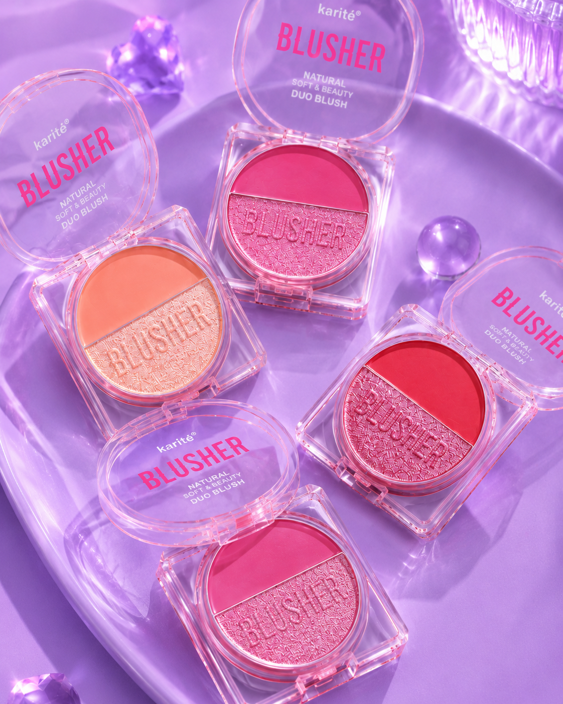 Blush con iluminador dúo