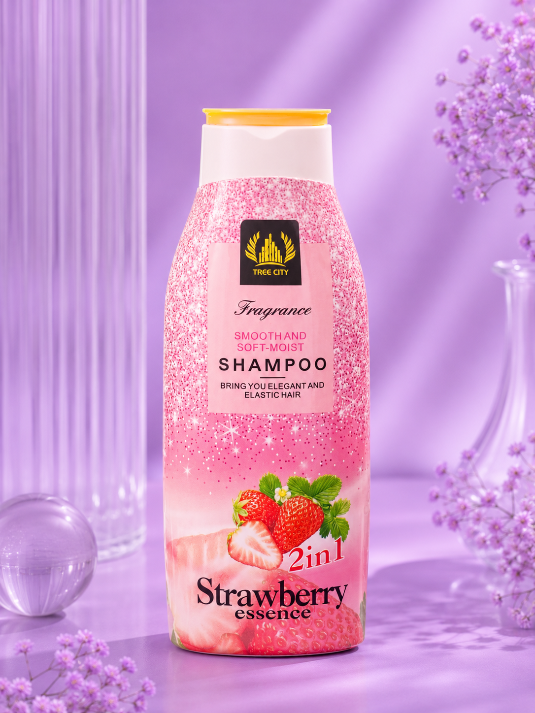 Shampoo a base de fresa